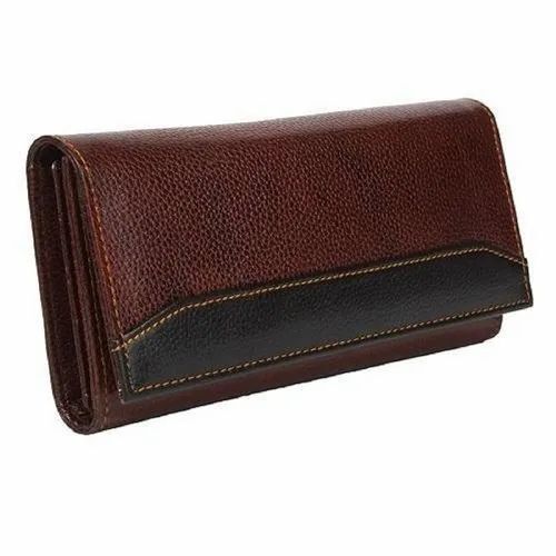 Ladies Brown Leather Wallets