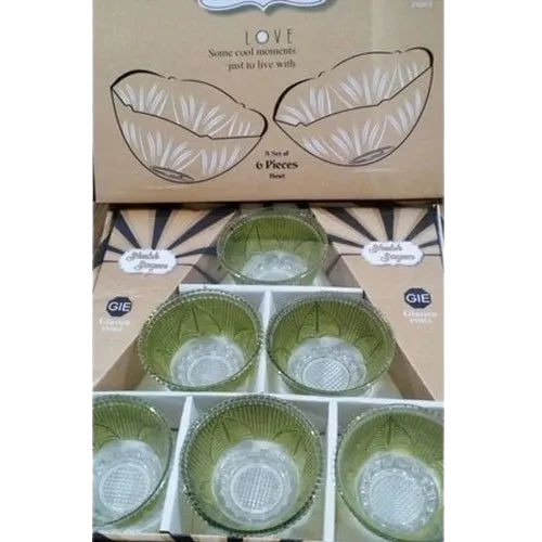 Printed Glass Bowl Set