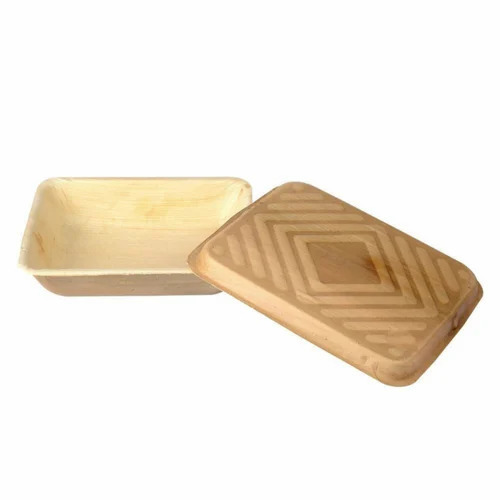 Rectangular Areca Leaf Bowl