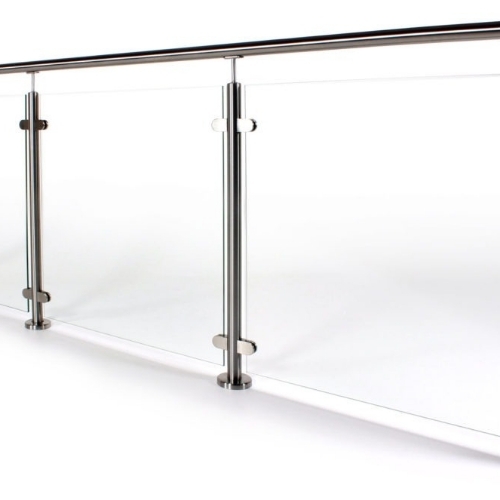 SS And Glass Railing