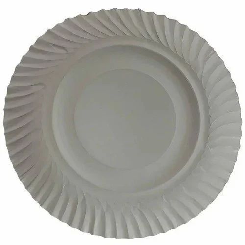 White Disposable Paper Plates