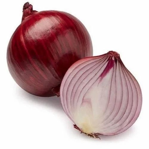 Organic Red Onion - A Grade Medium Size, 20kg/25kg/30kg Packaging | Raw Common Shape, Cooked Style