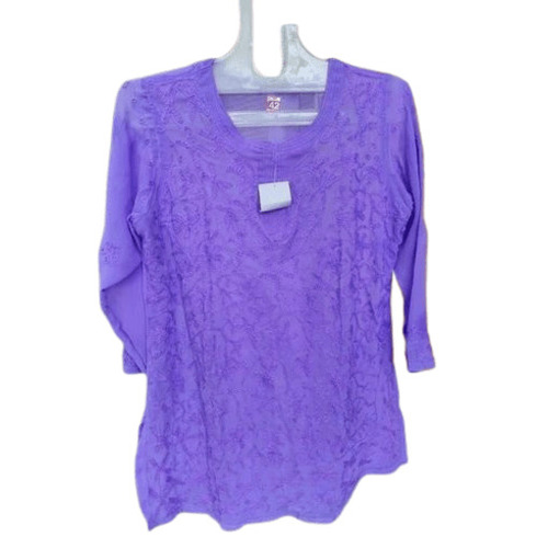 Purple Short Kurti