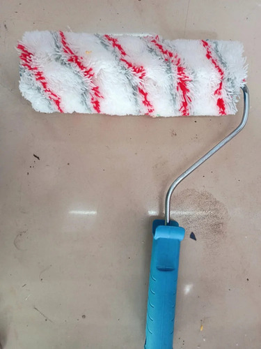Red Grey Strip Paint Roller