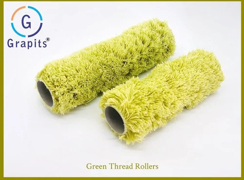 Exterior Green Thread Paint Rollers