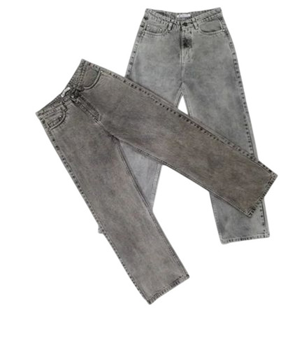 ग्रे लेडीज स्ट्रेट फ़िट जींस
