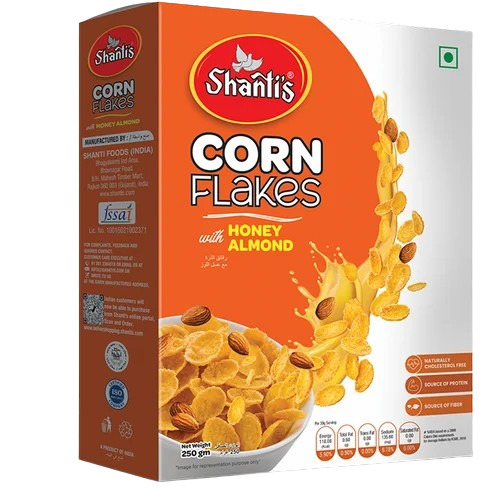 Honey Almond Corn Flakes