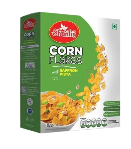 Saffron Pista Corn Flakes