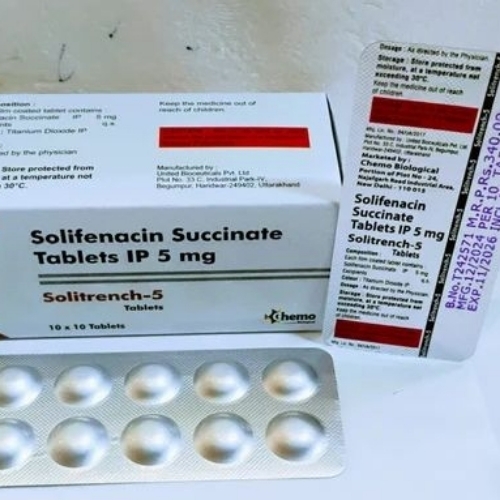 Solifenacin Succinate 5 mg Tablets