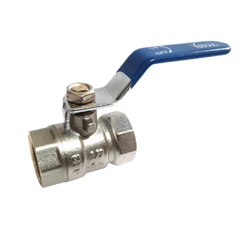 Forged Brass Ball Valve - Color: Silver