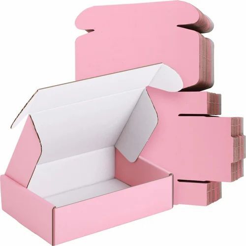 Pink Color Mailer Boxes