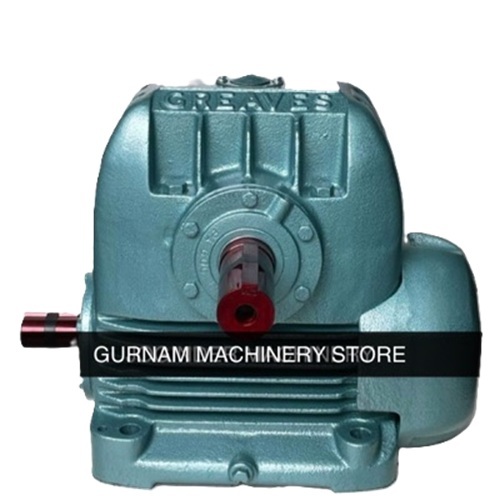 Worm Gearbox - Color: Blue Hematone