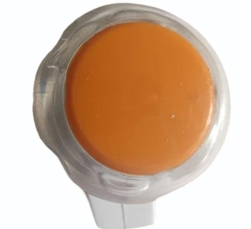 Yellow Plastic Push Water Camper Tap