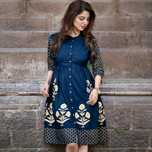 Ladies Designer A Line Short Dress