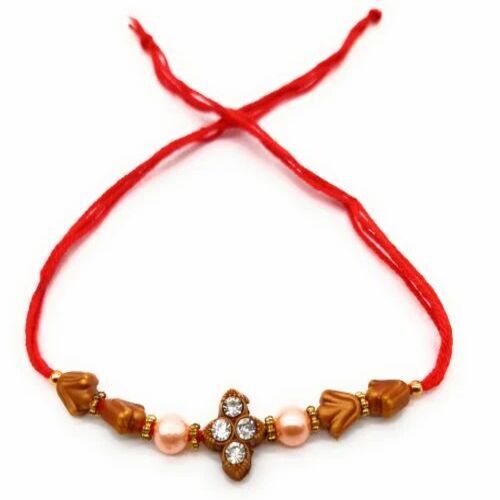 Plastic Fancy Rakhi - Plastic 10 Inch Multicolor | Lightweight Washable Polished Religious Style