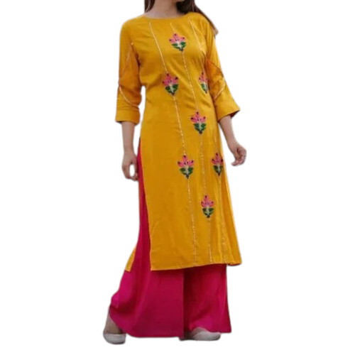 Rayon Embroidery Suit