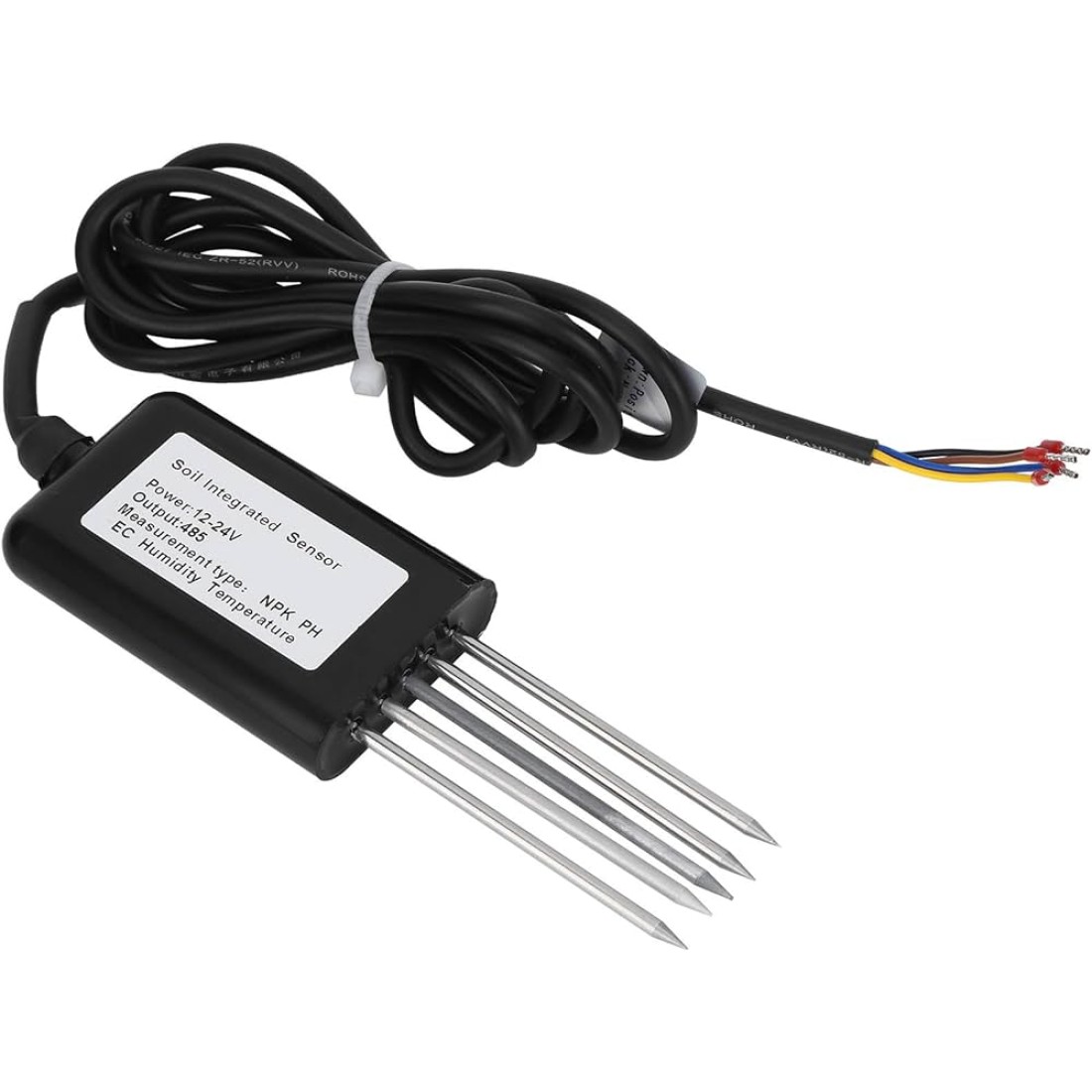 Soil NPK pH EC Temperature Moisture 7 in 1 Sensor