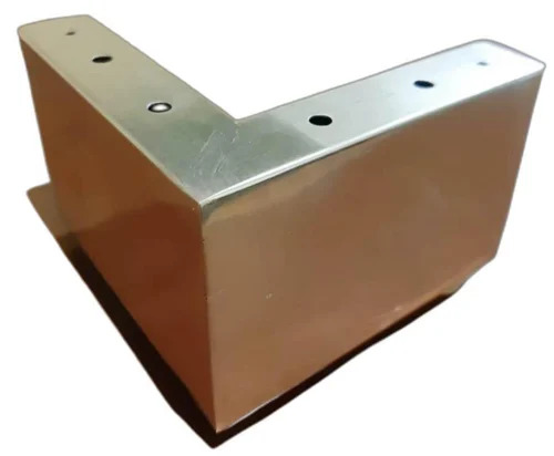 Stainless Steel L Shape Sofa Leg - Color: Silver
