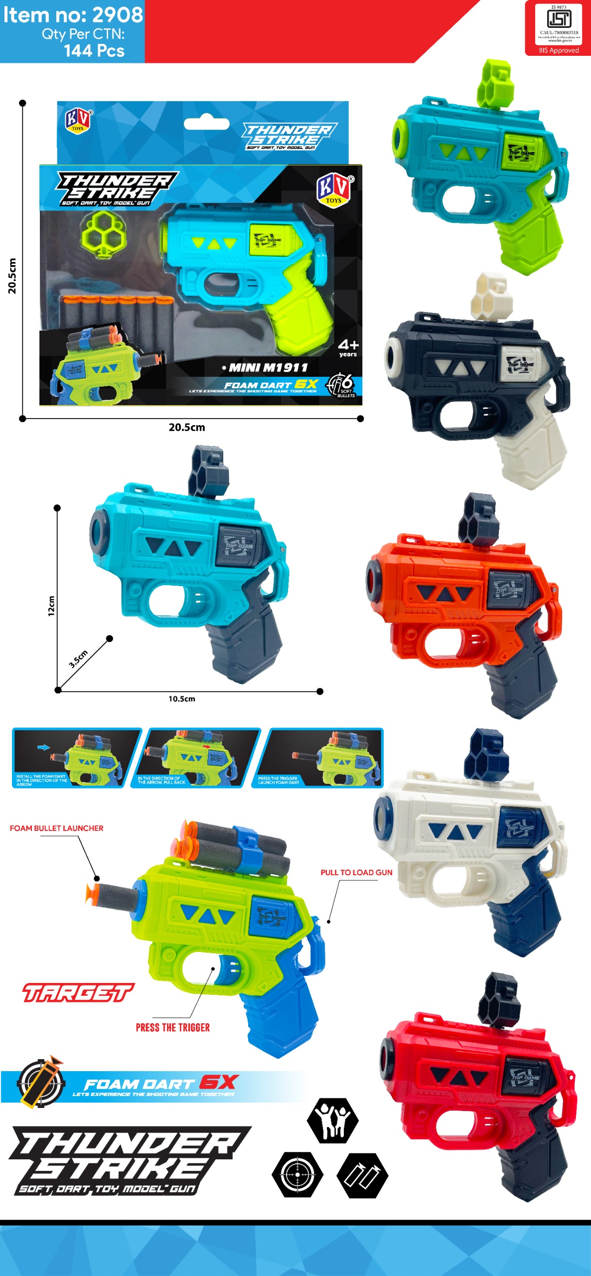 Thunder Strike Mini Gun 2908