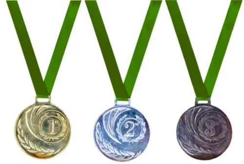 Designed Iron Medals - Bronze 65 mm, Round Shape, Casting | Bee-Inspired, Durable Finish, Rust Resistant, Polished Surface, Custom Engraving