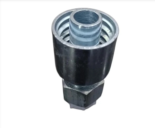 Ferrule Hydraulic Hose Fittings - Mild Steel, Silver, Socket Joint | Leak Proof, Corrosion Resistant, Durable, Precision Threaded Ends