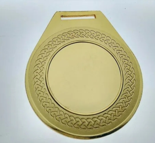 Mild Steel Sports Medals - 2-3 Inch Gold and Silver, Round Casting | Iron Crafted Bee-Inspired, Durable Finish, Rust Resistant, Polished Surface, Custom Engraving