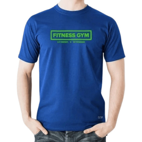 Blue Printed T Shirts