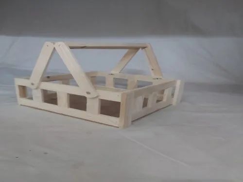 Fancy Wooden Gift Basket - Color: Ok