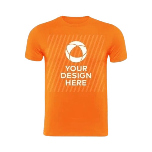 Orange Printed T Shirts