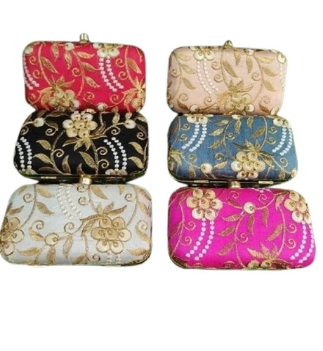 Womens Box Clutch Bag