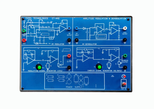 Amplitude Modulation & Demodulation Kit - Charging Voltage: 220 Volt (V)
