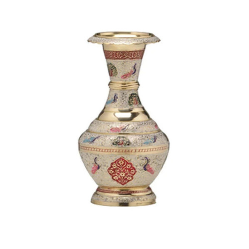 Antique Brass Flower Vase