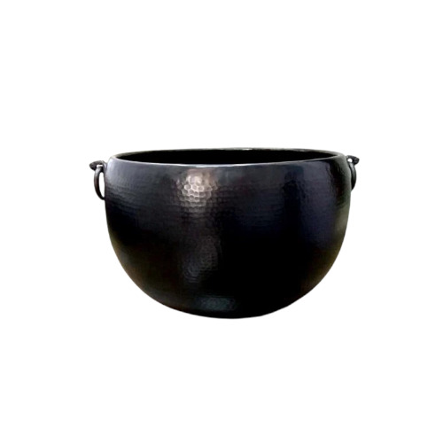 Black Brass Planter