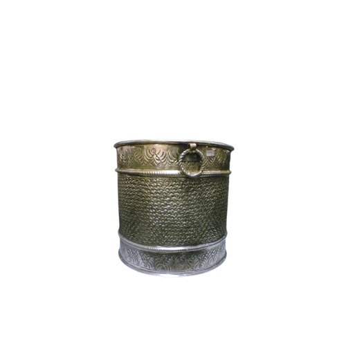 Brass Plant Pot - Color: Golden