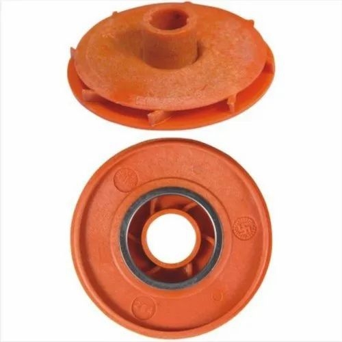 Orange Submersible Pump Impeller