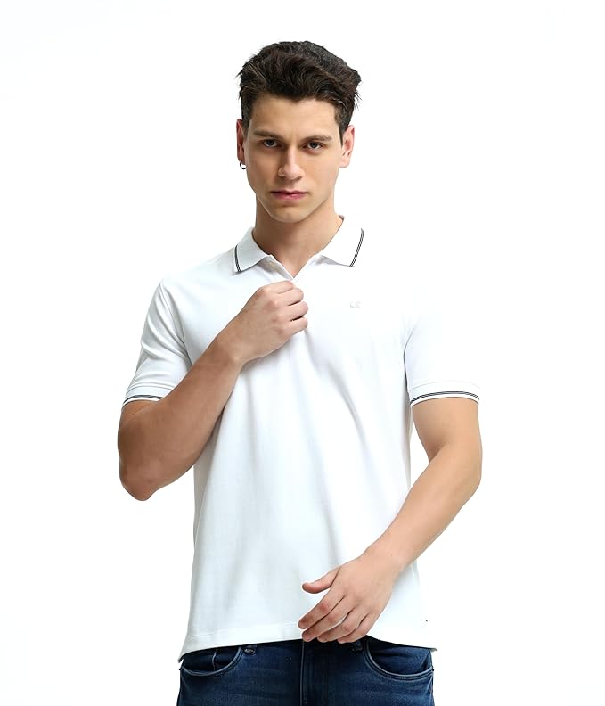 TURMS Anti Stain Anti Odor Polo T Shirt for Men 