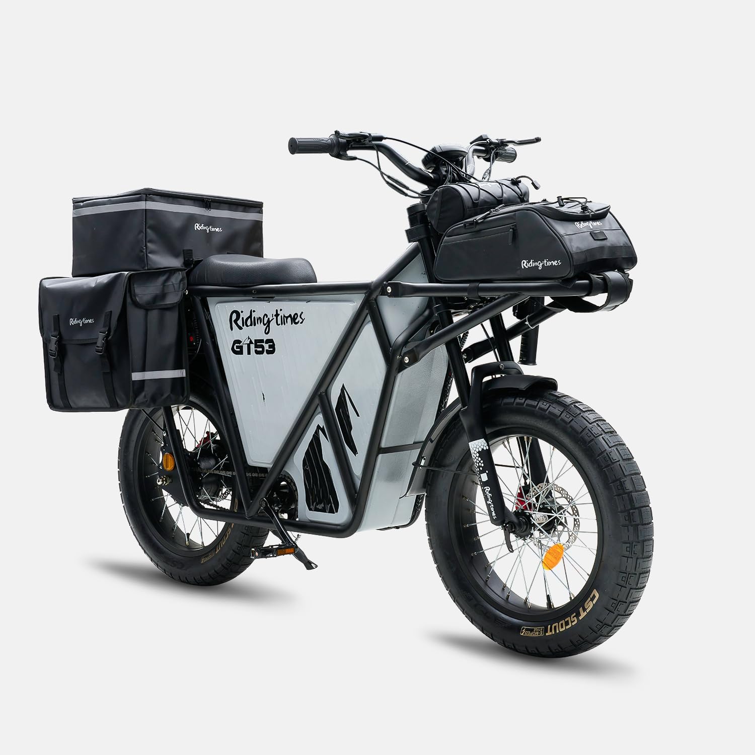 Electric Cargo Bike For Adults 2000w Riding Times Gt53