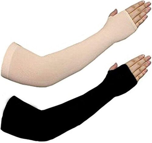 Hand Sleeves Gloves - Color: Black
