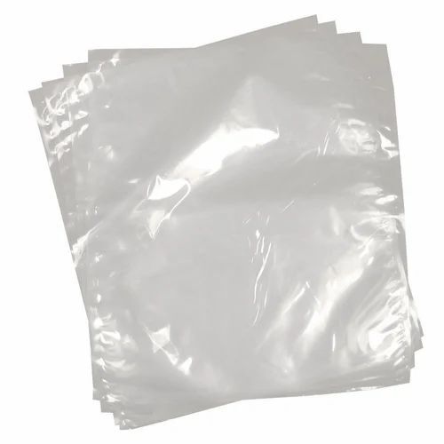 Vacuum Packaging Pouch - PE, Rectangle, Transparent | Glossy Finish