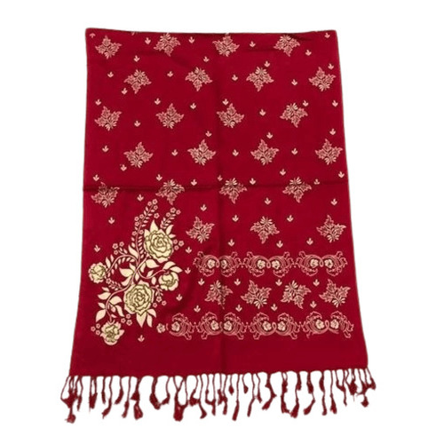 Red Rayon Stoles