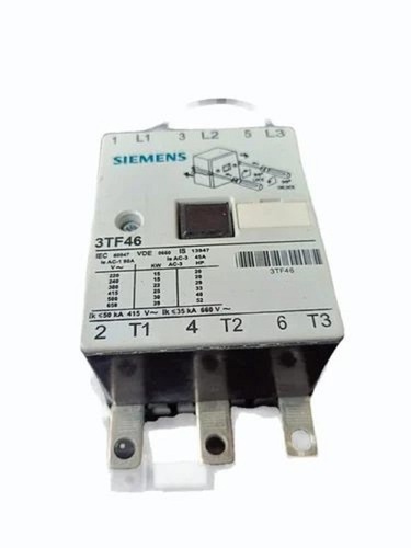 Siemens 3TF46 Power Contactor, DIN Rail, 3 Pole At ₹ 1800/piece In