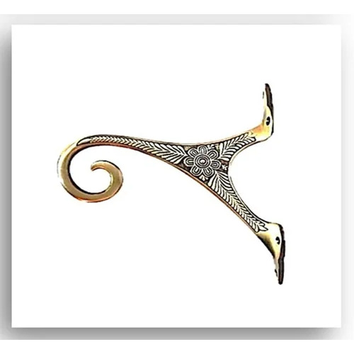 Antique Brass Curtain Brackets