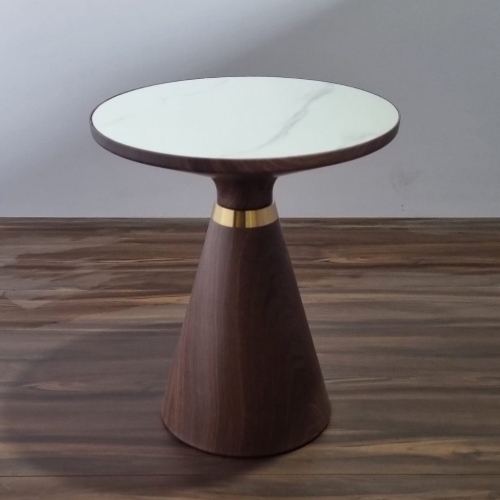 Mild Steel Designer Marble Center Table