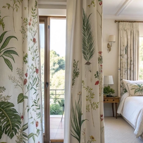Nature Print Curtain 