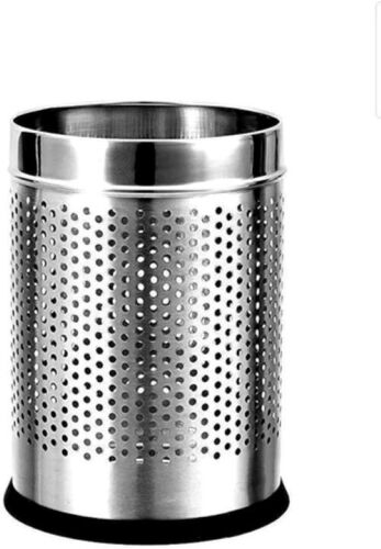 Steel Dustbin - Color: Silver