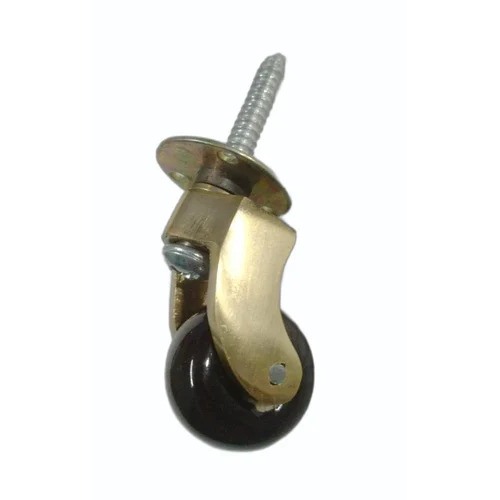 29mm Solid Brass Twill Screw Caster Wheels