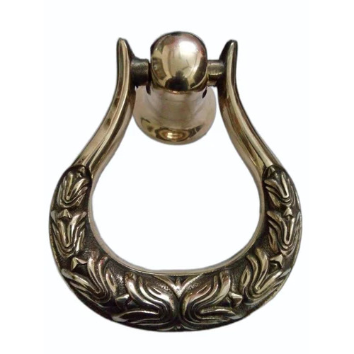 6 Inch Antique Brass Door Knocker