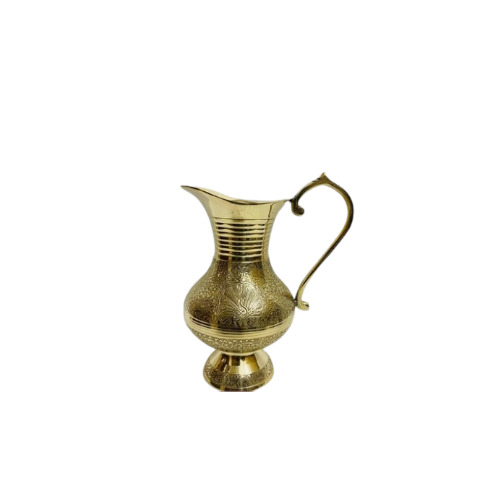 Brass Embossed Water Jug 1000 mL