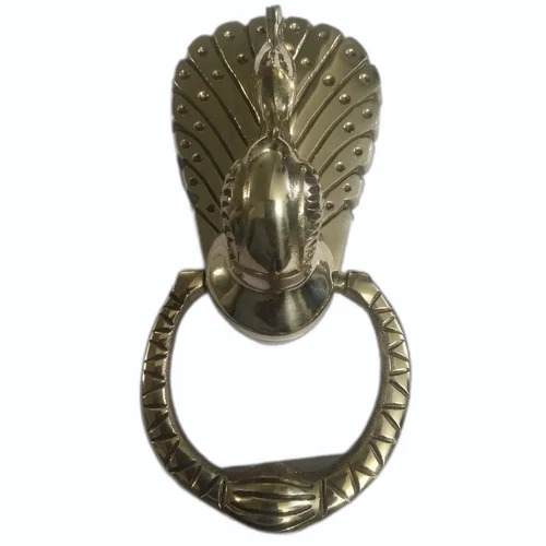 Brass Peacock Door Knocker