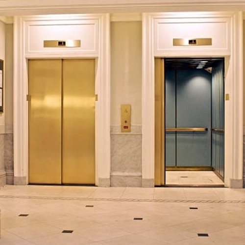 Elevators - Stainless Steel, AC Drive Type | Safety Sensor, Designed for Passenger & Residential Usage, Ideal for Apartment Buildings